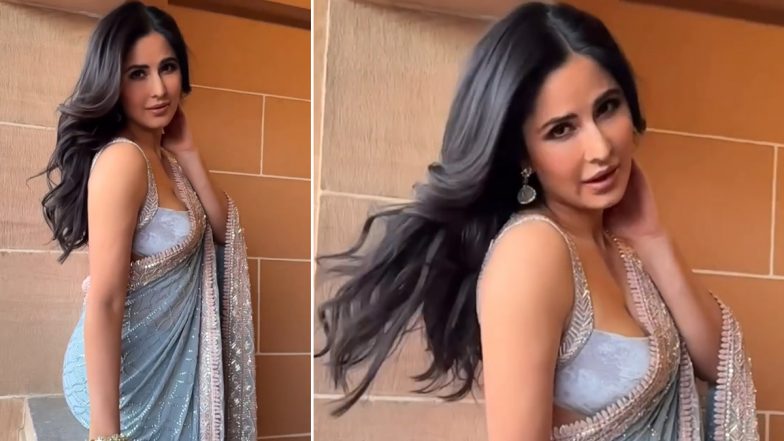 Katrina Kaif Sizzles to 'Tu Aaja' in Gorgeous Manish Malhotra Saree, Video Goes Viral – WATCH