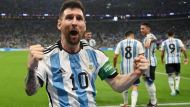 Lionel Messi Goal Video: Watch Argentina Star Net From the Penalty Spot in FIFA World Cup 2022 Semifinal vs Croatia