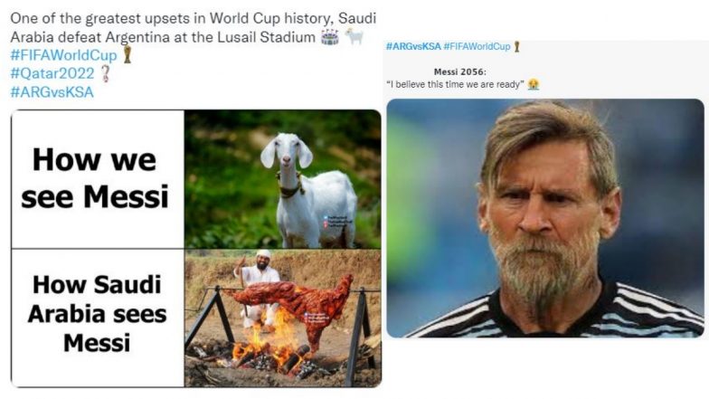 Lionel Messi 'GOAT' Funny Memes Trend After Argentina Lose to Saudi Arabia  in FIFA World Cup Qatar 2022 Football Match | ⚽ LatestLY