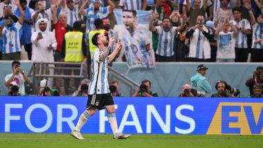Lionel Messi, Enzo Fernandez Score As Argentina Keep Round of 16 Hopes Alive in FIFA World Cup 2022 With 2-0 Win Over Mexico (Watch Goal Video Highlights)