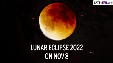 How To Watch Total Lunar Eclipse 2022 Free Live Streaming Online? World To Witness Thrilling ‘Blood Moon’ Spectacle in the Sky on November 8 (Video)