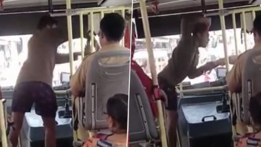 Viral Video: Man Slaps, Beats PMPML Bus Driver in Pimpri Chinchwad After Being Asked To Remove His Two-Wheeler