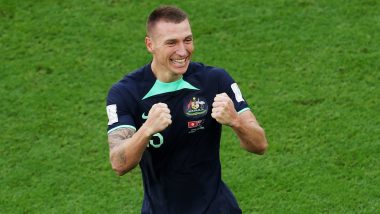 Tunisia 0–1 Australia, FIFA World Cup 2022: Mitchell Duke’s Strike Help Australians Bounce Back After France Defeat (Watch Goal Video Highlights)