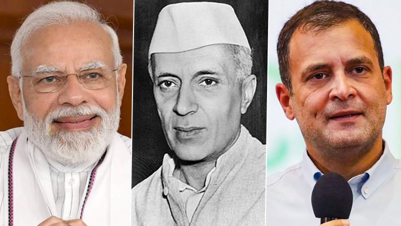 Pandit Jawaharlal Nehru Birth Anniversary 2022: PM Narendra Modi, Rahul Gandhi, Deve Gowda and Others Pay Tributes to India's First Prime Minister