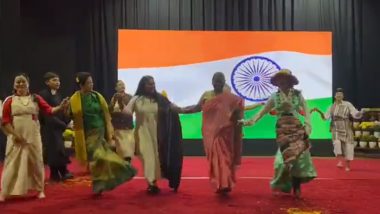 President Droupadi Murmu Performs 'Integration Dance' With Local Troupe in Sikkim's Gangtok (Watch Video)