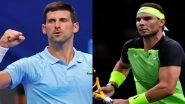 ATP Finals 2022: Tennis Legends Rafael Nadal and Novak Djokovic Drawn in Different Groups