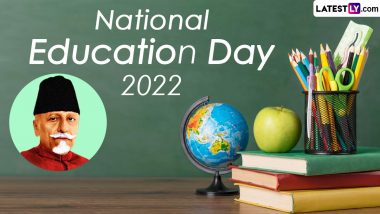 National Education Day 2022 Greetings & Images: WhatsApp Messages, HD Wallpapers, Thoughts and SMS To Mark The Birth Anniversary of Maulana Abul Kalam Azad