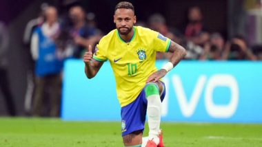 Neymar Goal Video Highlights: Watch Neymar Jr Score A Stunner Against Croatia in the FIFA World Cup 2022 Quarterfinal