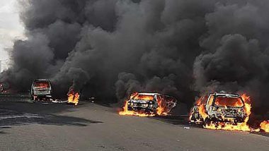 Nigeria Tanker Blast: 12 Killed As Gasoline Vehicle Explodes Due to Brake Fail in Kogi (Watch Video)