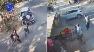 Disturbing Video: Speeding Car Hits, Flings School Girls in Odisha&rsquo;s Ganjam, Terrifying Road Accident Caught on CCTV