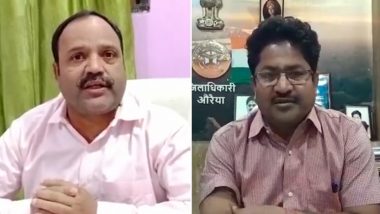 ‘You Are a Thief’: District Officer Loses Cool When Questioned About Irregularities in Ration Supply in UP’s Auraiya (Watch Video)