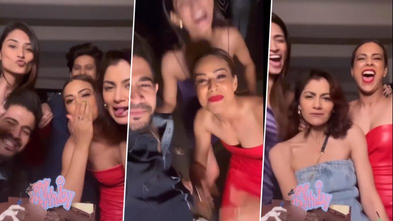 Nia Sharma, Sriti Jha, Nishant Bhat and Others Dance Crazily at Paras Kalnawat's Birthday Bash (Watch Video)