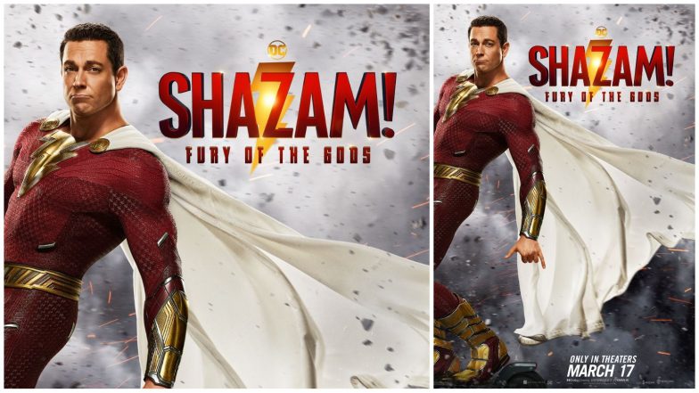 Shazam! Fury of the Gods: Zachary Levi is Faster, Stronger and Cooler in This New Poster For His DC Film; To Release on March 17 (View Pic)