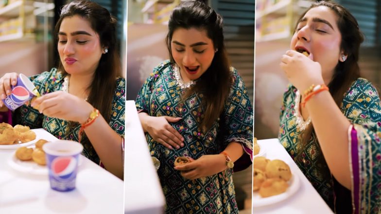 Video of Neha Marda Gorging on Pani Puri To Satiate Her Pregnancy Cravings Is Super Adorable – WATCH