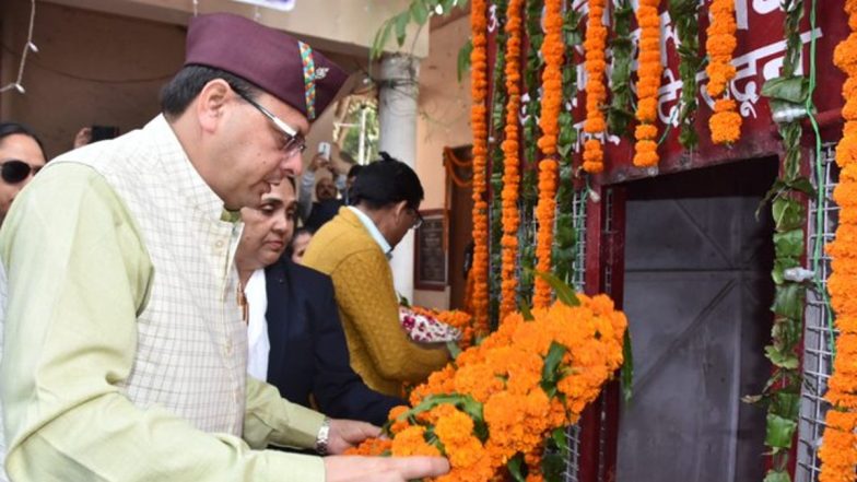 Uttarakhand Foundation Day 2022: CM Pushkar Singh Dhami Pays Tribute To ...