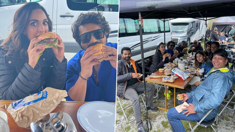 Kiara Advani and Ram Charan Relish Burgers on the Sets of RC15 in New Zealand (View Pics)