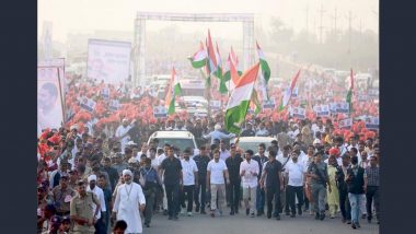 Bharat Jodo Yatra: Rahul Gandhi-Led March Resumes on Its 66th Day From Hingoli District in Maharashtra