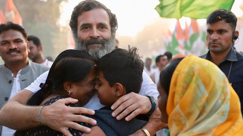 Bharat Jodo Yatra: Rahul Gandhi-Led March Continues in Agar Malwa District on Its 11th Day in Madhya Pradesh