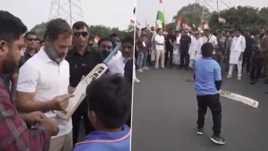 Well Played Team India! Rahul Gandhi Shares a Spirited Video From Bharat Jodo Yatra To Celebrate India’s Win Over Bangladesh in T20 Cricket World Cup 2022