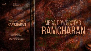 RC16: Ram Charan Announces His Next Film With Uppena Fame Director Buchi Babu Sana!