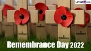 Remembrance Day 2022 Date: Know All About History, Significance and Ways To Observe Armistice Day in Honour of Martyrs in the United States