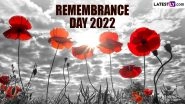 Remembrance Day 2022 Images and HD Wallpapers for Free Download Online: Share Quotes, Greetings and Messages on Poppy Day With Your Loved Ones