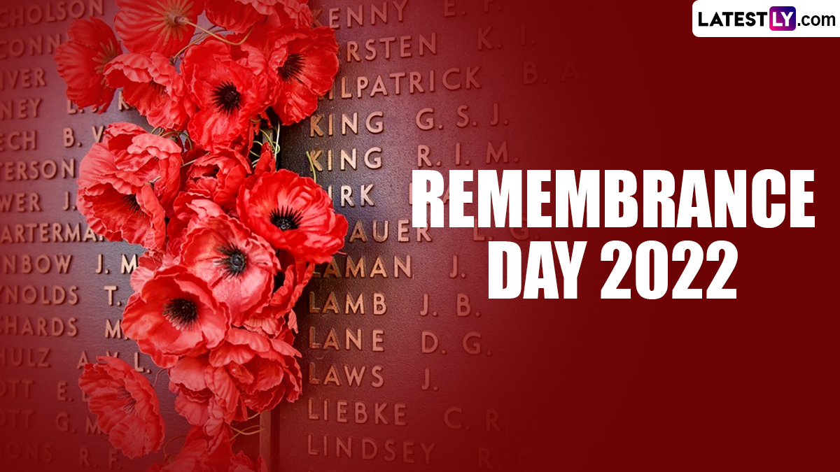 Remembrance Day 2022 Images and HD Wallpapers for Free Download Online:  Share Quotes, Greetings and Messages on Poppy Day With Your Loved Ones