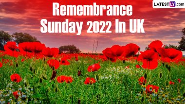 Remembrance Sunday 2022 in UK: Know Date, History, Significance and Ways To Observe the Day That Honours the Military Service