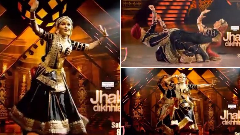 Jhalak Dikhhla Jaa 10: Rubina Dilaik Dances to Deepika Padukone's Song 'Ghoomar' on the Dance Reality Show (Watch Video)