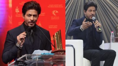 Shah Rukh Khan Receives Global Icon of Cinema and Cultural Narrative Award at Sharjah International Book Fair 2022 (Watch Video)