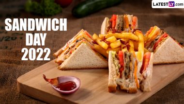 Easy Sandwich Recipes: From an Open Toast to Bombay Sandwich, Check Out These Tutorials To Savour the Popular Breakfast on National Sandwich Day 2022 (Watch Videos)