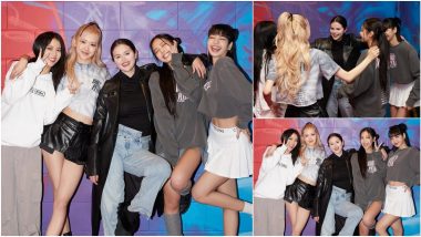 Selpink Chillin! Selena Gomez Meets BLACKPINK’s Jisoo, Lisa, Rosé and Jennie in Person, and Their Meeting Is So Heartwarming (View Pics)