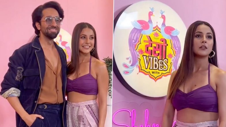 Shehnaaz Gill Welcomes Ayushmann Khurrana As the Second Guest on Her Chat Show (Watch Video)