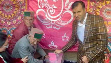 Kinnaur Assembly By-Election 2022: PM Narendra Modi Hails 106-Year-Old Shyam Saran Negi, Independent India’s First Voter, for Exercising His Franchise in Himachal Pradesh Bypoll