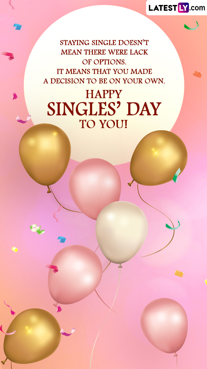 Happy Singles' Day 2022 Wishes and Quotes for Celebrating All ...