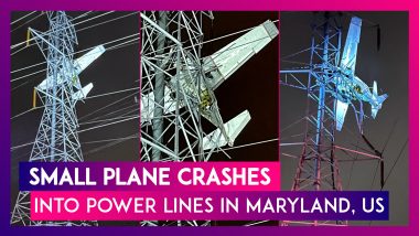 US: Small Plane Crashes Into Power Lines In Montgomery County In Maryland, Causes Power Outage