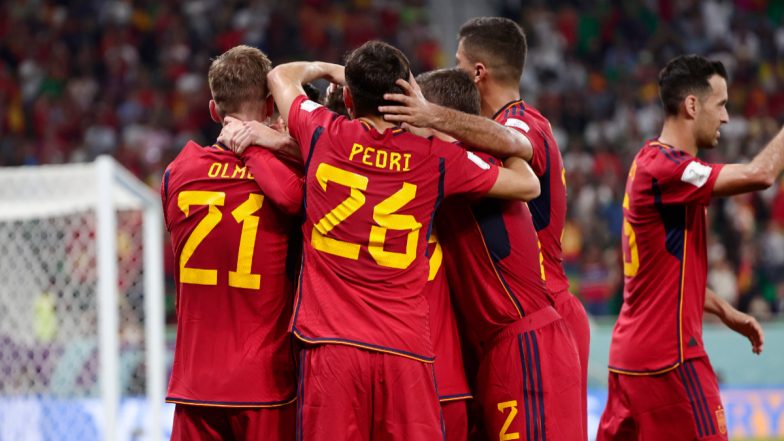 How to Watch Morocco vs Spain, FIFA World Cup 2022 Live Streaming Online in India? Get Free Live Telecast of MAR vs ESP Football WC Match Score Updates on TV