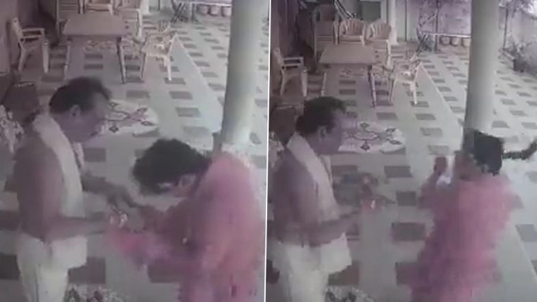 Andhra Pradesh Shocker: TDP Leader P Sheshagiri Rao Stabbed by Man Posing As Alms-Seeker in Kakinada District (Watch Video)