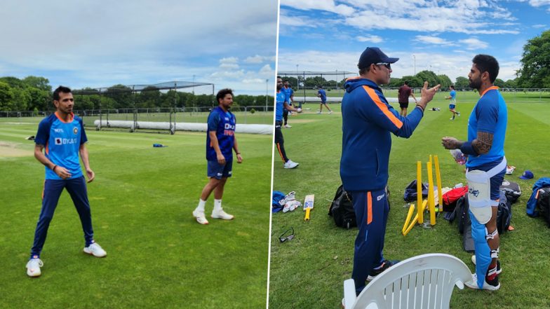 Team India Players Train Hard in Christchurch Ahead of Series-Deciding 3rd ODI Against New Zealand (See Pics)