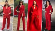 Deepika Padukone, Priyanka Chopra & Other Actresses in Red Hot Pantsuits!