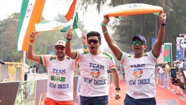 BJP MP Tejasvi Surya Becomes First Parliamentarian To Complete Ironman Relay Challenge