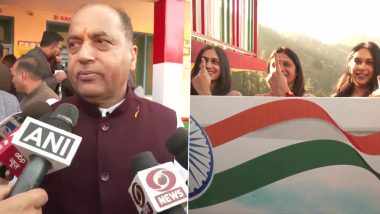 Himachal Pradesh Assembly Elections 2022: CM Jairam Thakur, His Family Cast Their Votes in Seraj; Says 'Confident of a Grand Win' (See Pics)