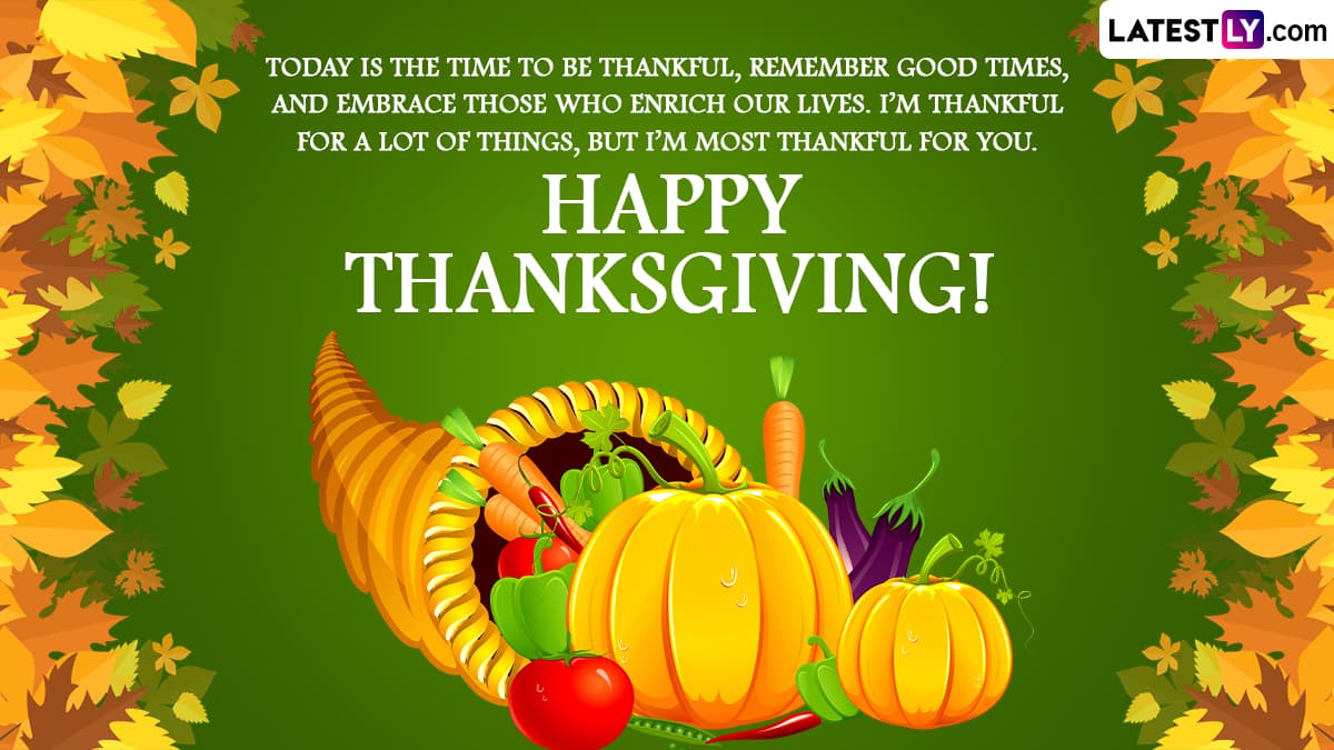 Thanksgiving 2022 India date, wishes, holiday, messages, greetings