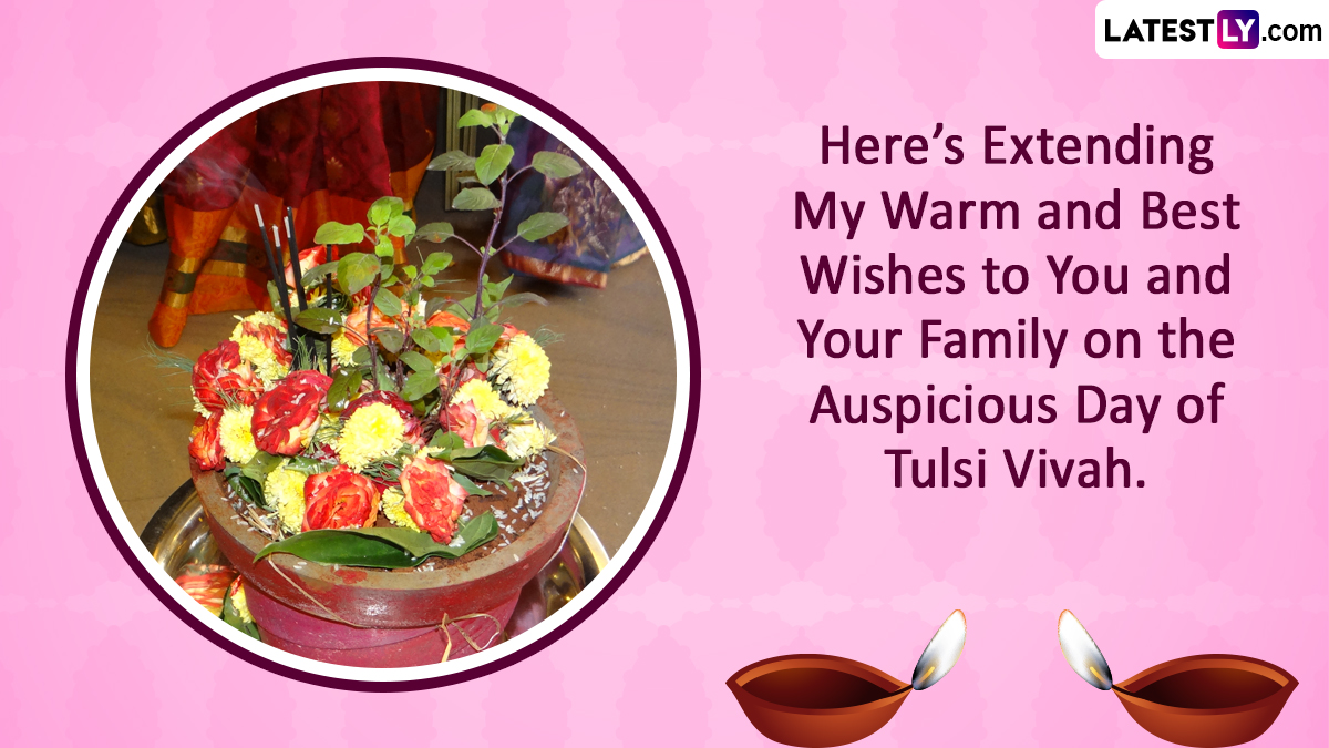 Happy Tulsi Vivah 2022 Greetings and Wishes: Share WhatsApp ...