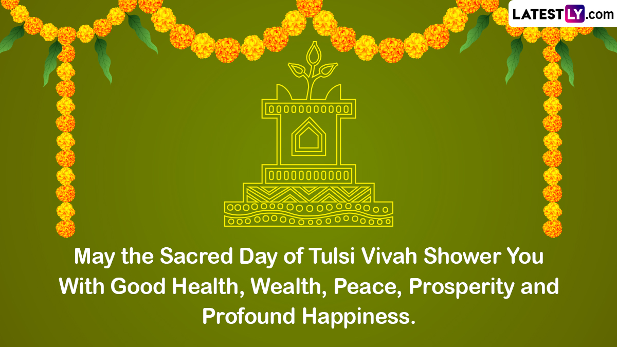 Happy Tulsi Vivah 2022 Wishes & Messages: Observe the Holy ...