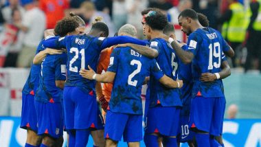 How to Watch United States of America vs Iran, FIFA World Cup 2022 Live Streaming Online in India? Get Free Live Telecast of USA vs IRN Football WC Match Score Updates on TV