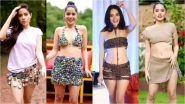 Urfi Javed&rsquo;s Most Bizarre DIY Outfits From Inanimate Objects: From Bold Glass Dress to Skirts Made of Watches, Times When Uorfi Made Fans Go &lsquo;Whaaat?!&rsquo;