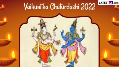 Vaikuntha Chaturdashi 2022 Images & HD Wallpapers for Free Download Online: Messages, Wishes and Greetings To Celebrate The Shukla Paksha Chaturdashi Day of Kartik Month 