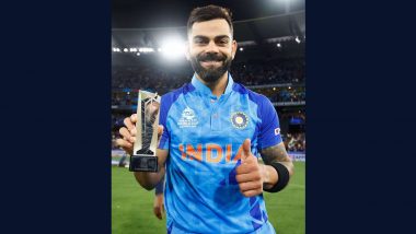 BCCI Congratulates Virat Kohli for Winning ICC Player of the Month for October 2022 Award