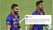 Virat Kohli Lauds Suryakumar Yadav&rsquo;s T20 Century vs New Zealand, Calls It &lsquo;Video Game Innings&rsquo;